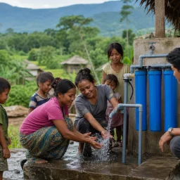 A community clean water project